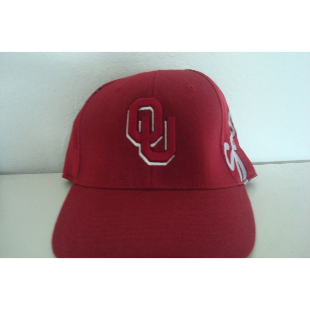 OKLAHOMA SOONERS   ‎ FITTED S/M  BEACH GOLF  DEADSTOCK HAT CAP VINTAGE D3